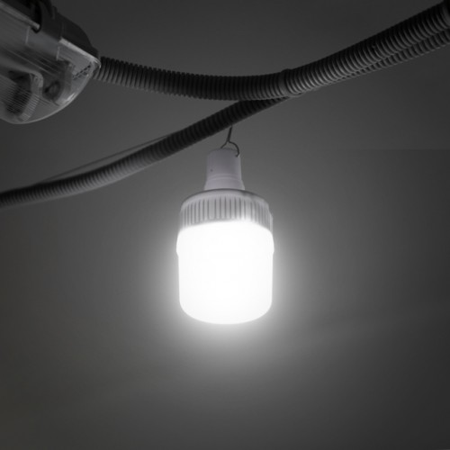 Світильник акумуляторний підвісний 14 SMD, сонячна панель, індикатор заряду INTERTOOL LB-0108