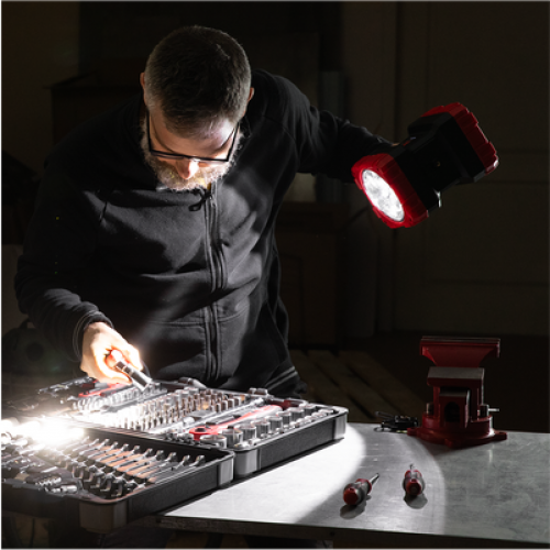 Ліхтар WORKLIGHT Power, STORM INTERTOOL LB-0150 з функцією Power Bank