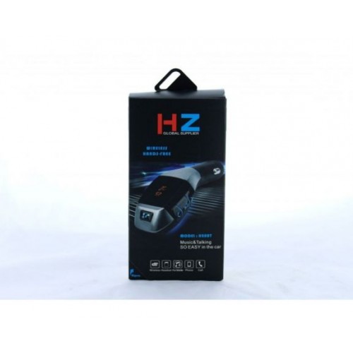 Автомобильный FM трансмиттер модулятор H20 Bluetooth MP3 Серый