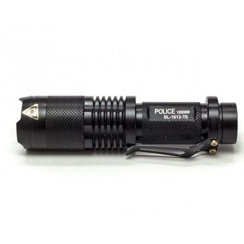 Тактический фонарь POLICE BL 1812 T6 50000W фонарик 1050 Lumen