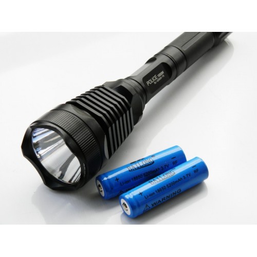 Тактический фонарь POLICE BL-Q2800 T6 150000W фонарик 1180 Lumen