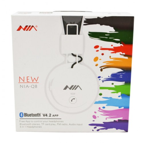 Беспроводные Bluetooth Наушники с MP3 плеером NIA-Q8 Радио блютуз